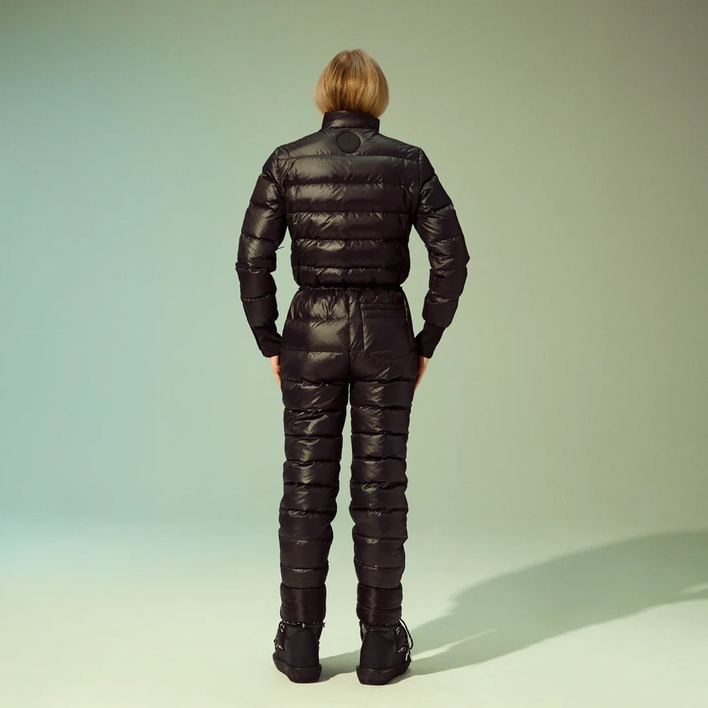 Ethical Goose Down Brand New Luxton Jumpsuit Number 2.1 Black Size Large Skiing - Picture 3 of 12